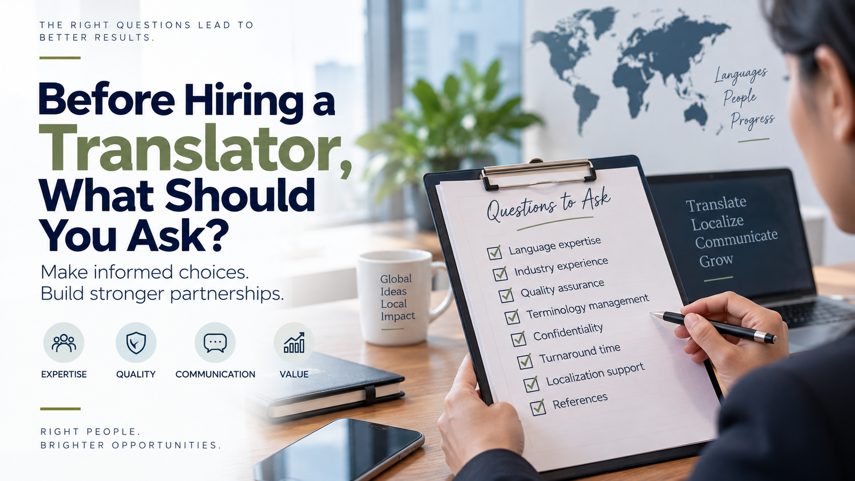 Before hiring a Translator, what to ask