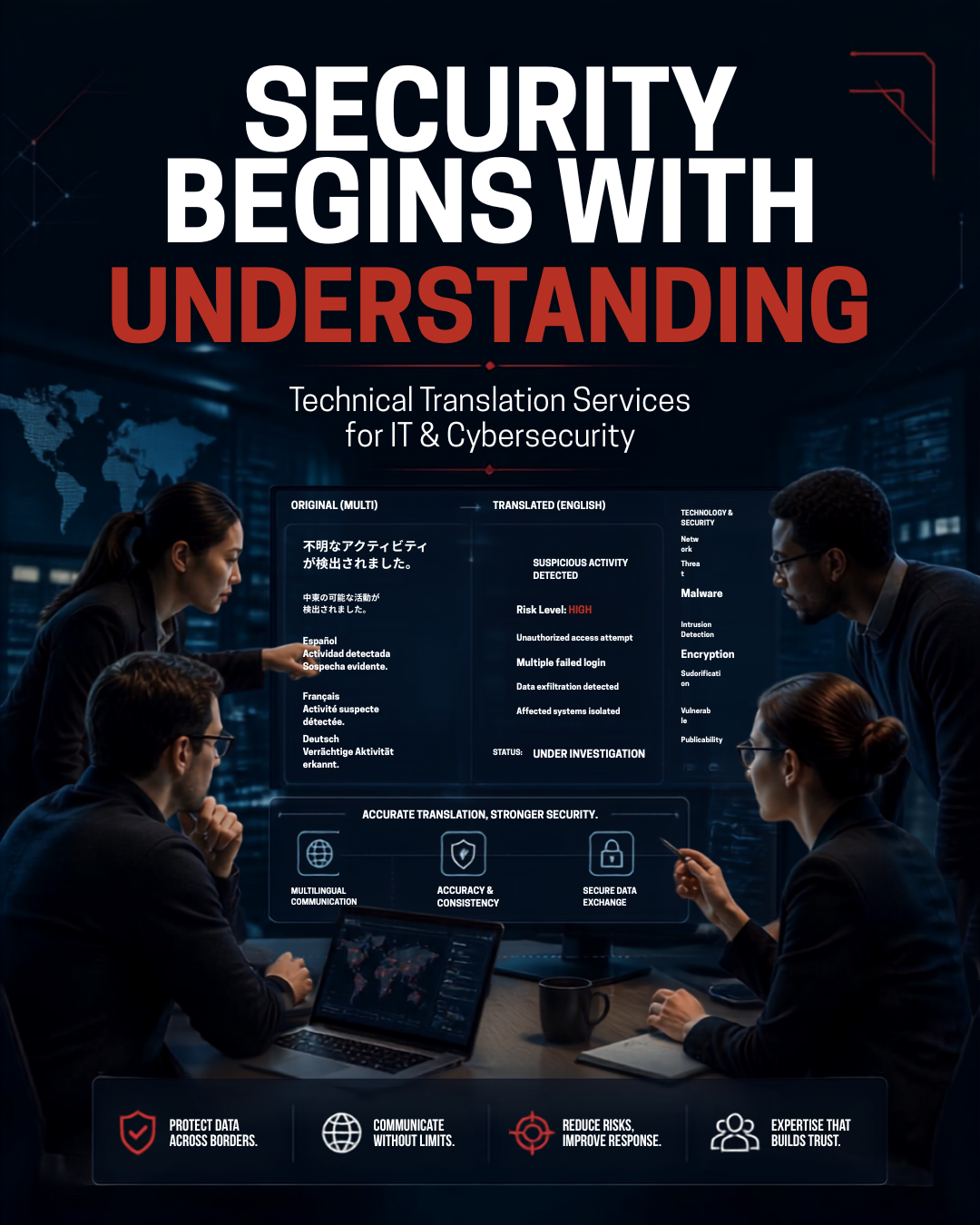 Security begins with understanding, it's even true when it comes to Cybersecurity and new technology