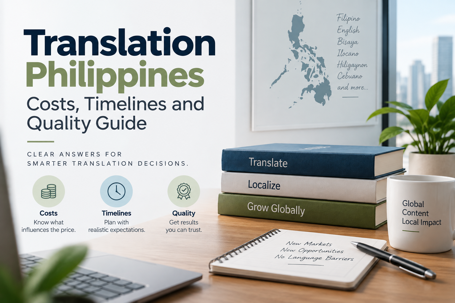 Translation Philippines, Cost, Timelines and Quality Guide