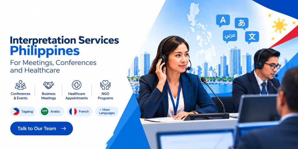Interpretation Services Philippines | Etranslation  